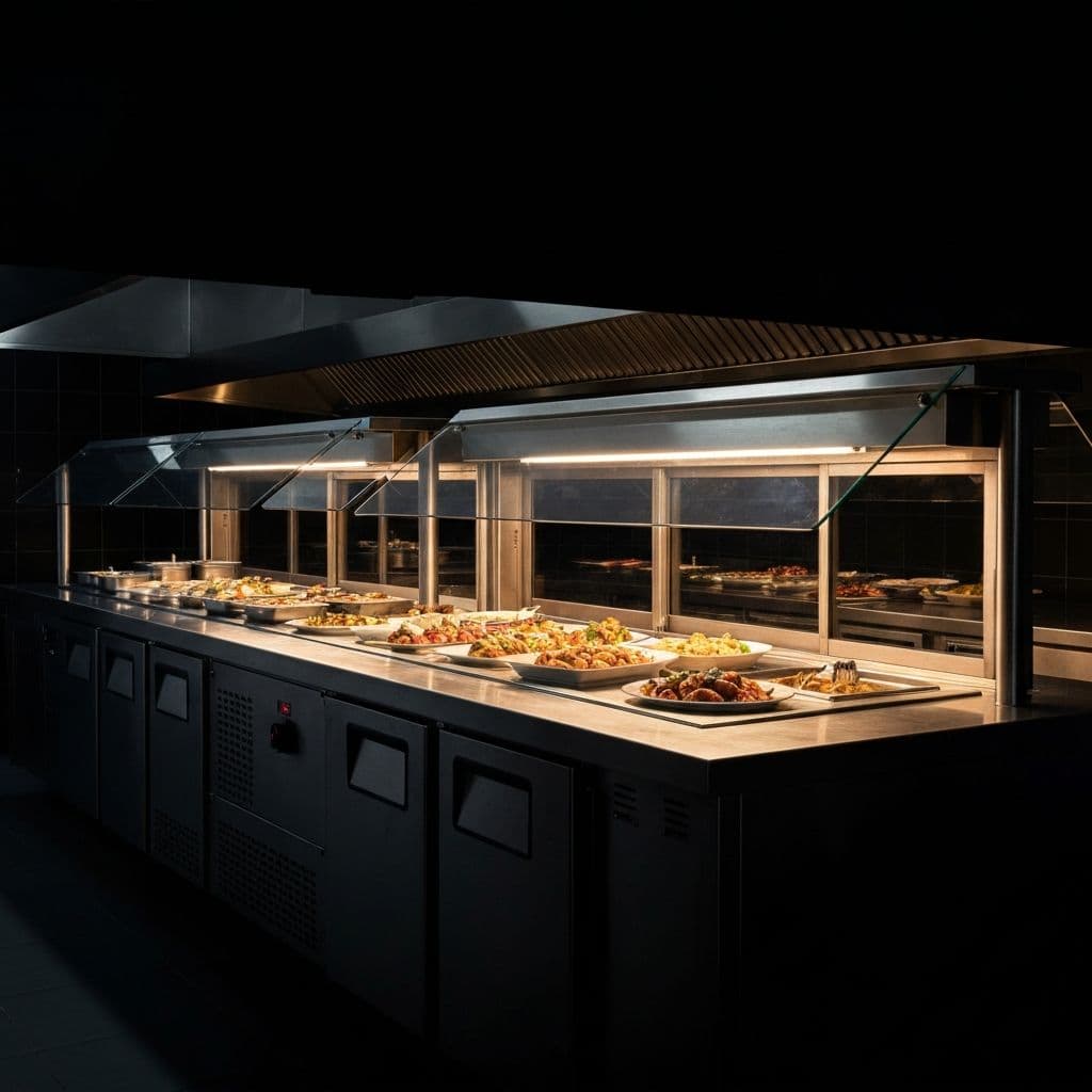 Equipos de exhibición en acero inoxidable